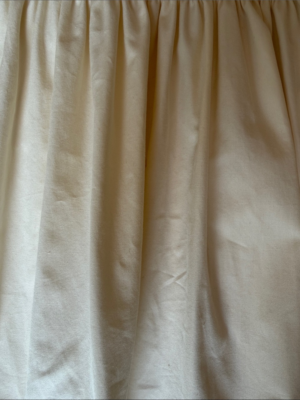 EUC: THREE GRACES Blanche Dress, Cotton Poplin - Ecru, sz Medium - Picture 7 of 9